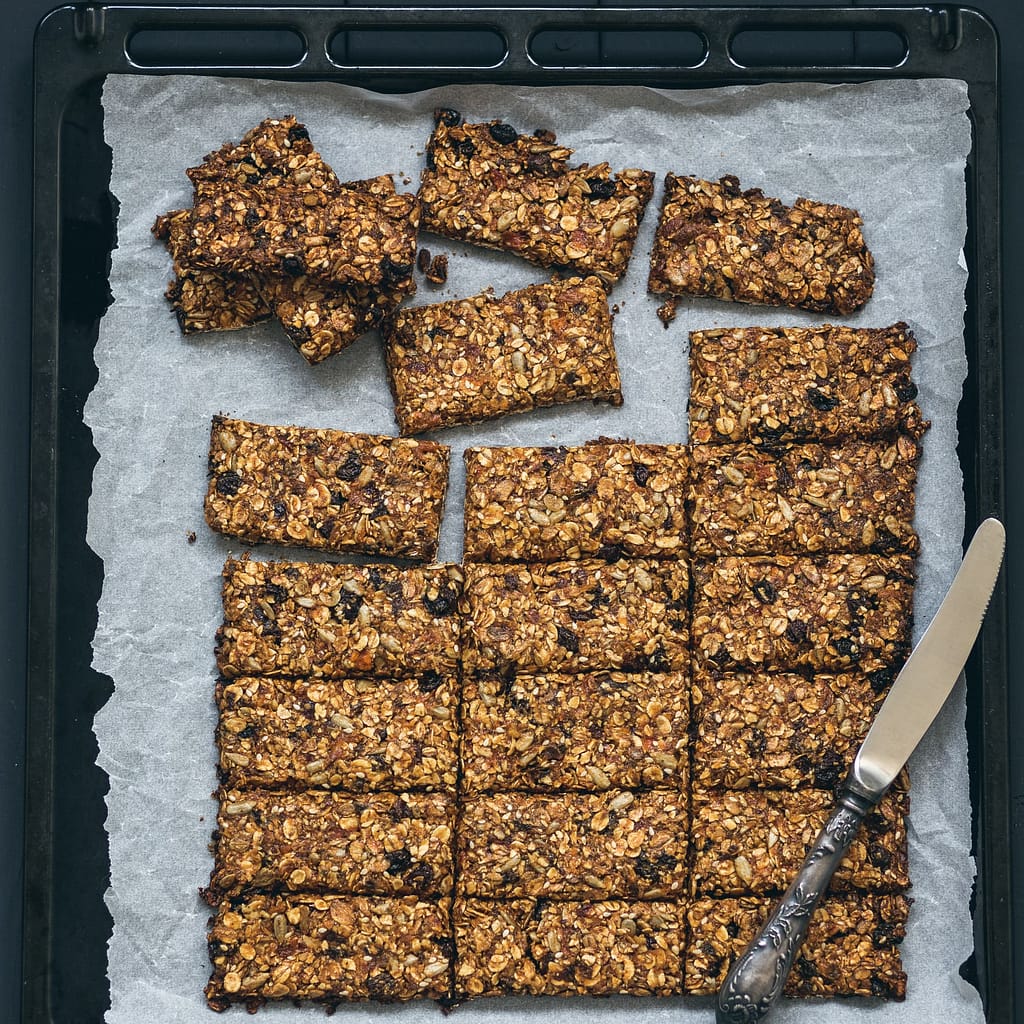 set of granola bars