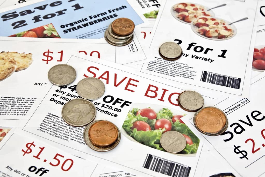 coupons and pennies