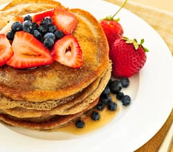 High Protein Buckwheat Pancakes