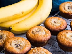 muffins and bananas