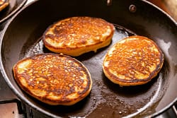 pancakes cooking