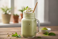 high protein matcha smoothie