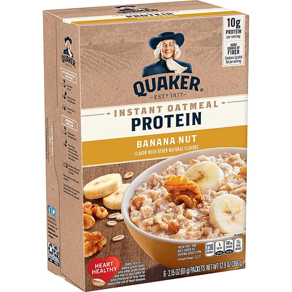 quaker instant oatmeal banana nut