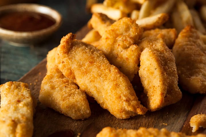 group of chicken tenders