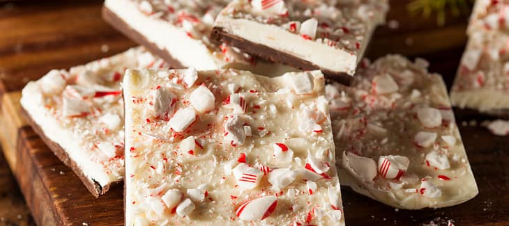 Peppermint Cinnamon Greek Yogurt Bark