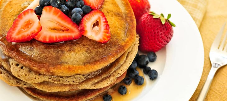 High Protein Buckwheat Pancakes