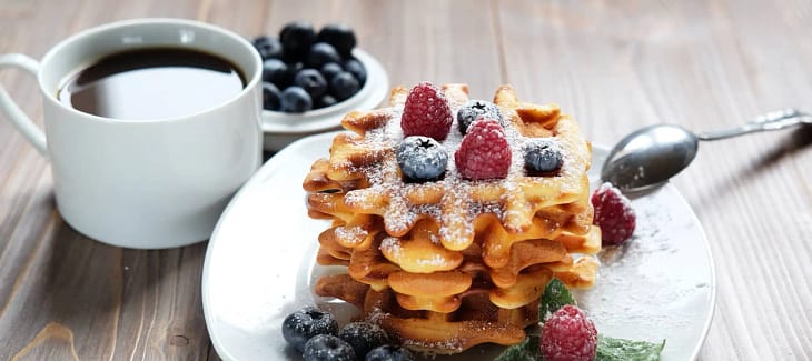 High Protein Belgian Waffles